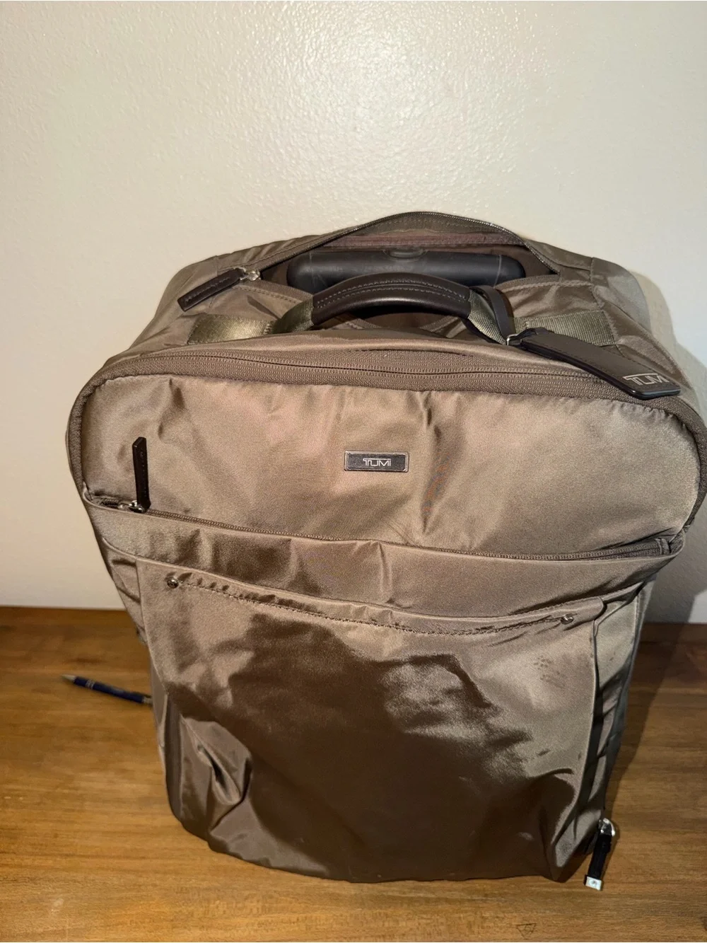Tumi Brown Travel Duffle with Sturdy Base